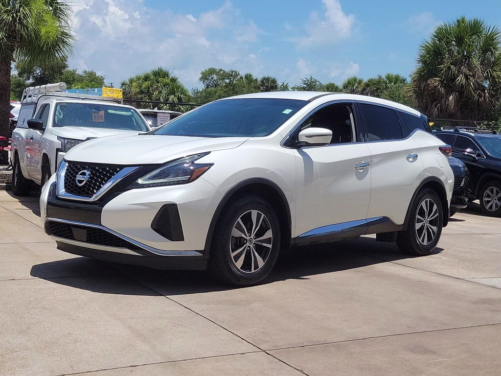 2019 Pearl White Tricoat Nissan Murano S FWD SUV