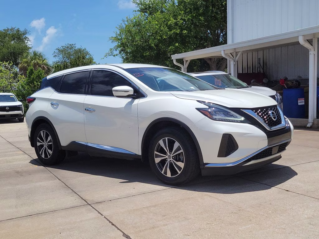 2019 Pearl White Tricoat Nissan Murano S FWD SUV