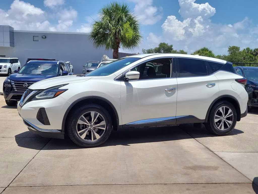 2019 Pearl White Tricoat Nissan Murano S FWD SUV