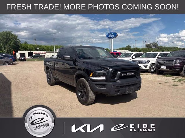 2021 Diamond Black Crystal Pearlcoat Ram 1500 Classic Warlock 4X4 Truck