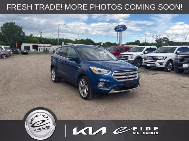 2019 Lightning Blue Ford Escape Titanium 4X4 SUV
