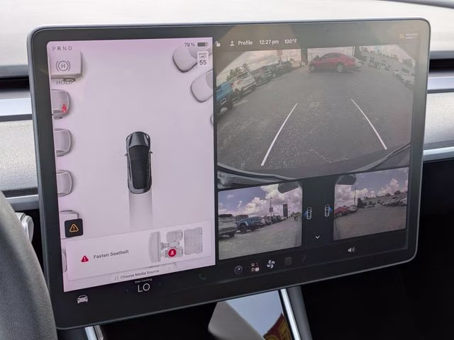 2020 Midnight Silver Metallic Tesla Model 3 Long Range AWD Sedan