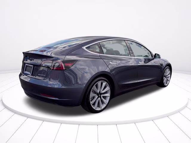 2020 Midnight Silver Metallic Tesla Model 3 Long Range AWD Sedan