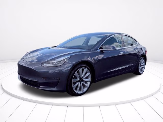 2020 Midnight Silver Metallic Tesla Model 3 Long Range AWD Sedan