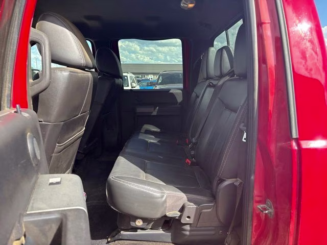 2011 Vermillion Red Ford Super Duty F-250 SRW Lariat 4X4 Truck
