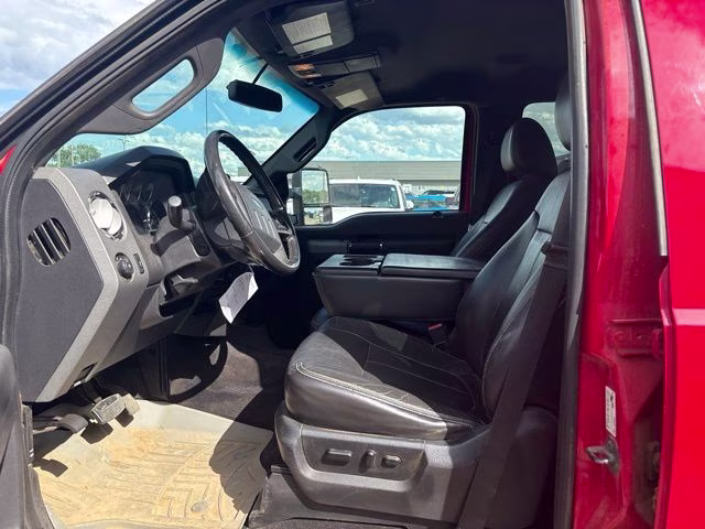 2011 Vermillion Red Ford Super Duty F-250 SRW Lariat 4X4 Truck