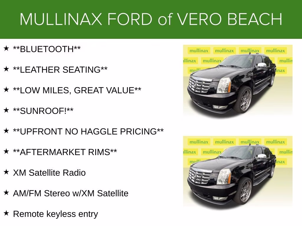 2007 Black Raven Cadillac Escalade EXT Base AWD SUV