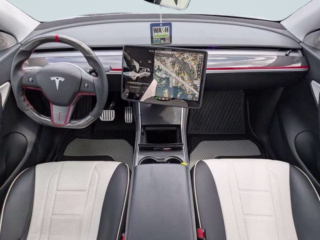 2020 Pearl White Multi-Coat Tesla Model Y Performance AWD SUV