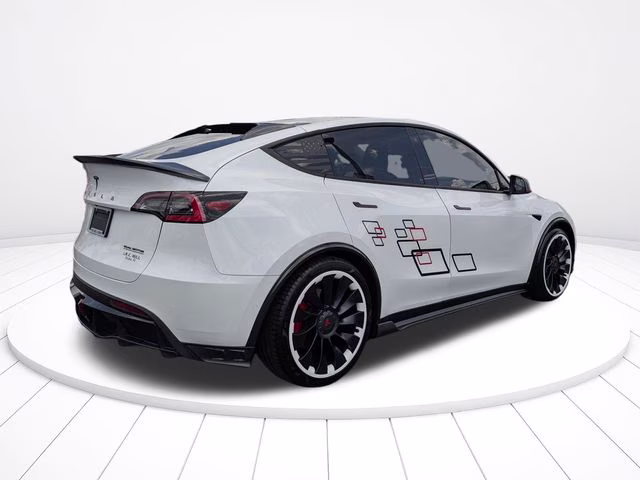 2020 Pearl White Multi-Coat Tesla Model Y Performance AWD SUV