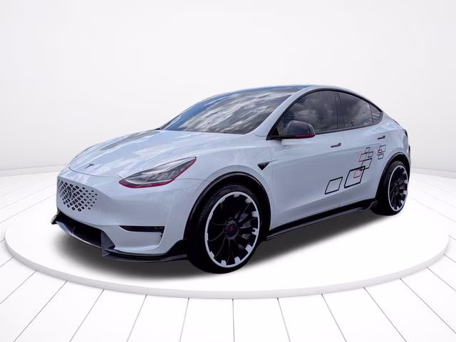 2020 Pearl White Multi-Coat Tesla Model Y Performance AWD SUV