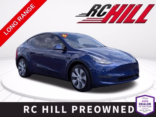 2022 Deep Blue Metallic Tesla Model Y Long Range AWD SUV