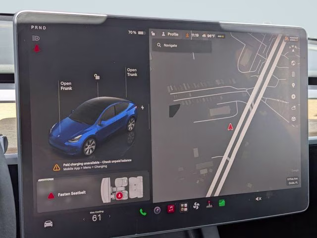 2022 Deep Blue Metallic Tesla Model Y Long Range AWD SUV