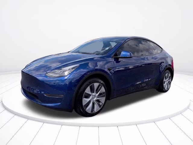2022 Deep Blue Metallic Tesla Model Y Long Range AWD SUV