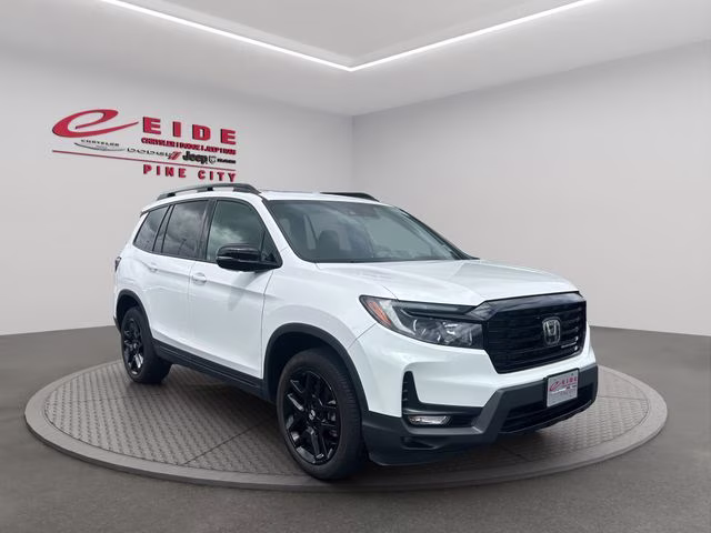 2024 Platinum White Pearl Honda Passport Black Edition AWD SUV