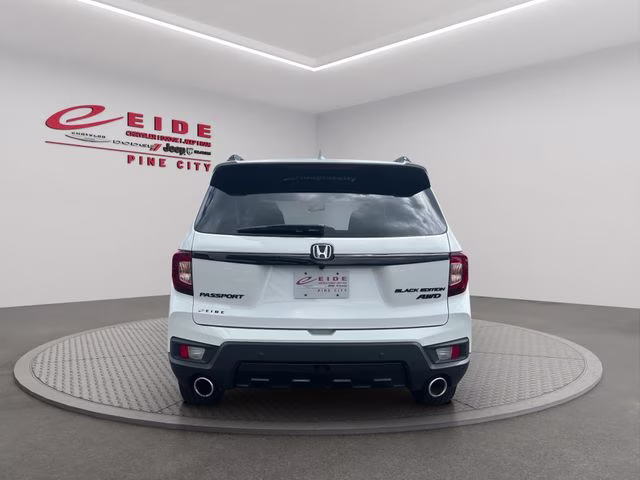 2024 Platinum White Pearl Honda Passport Black Edition AWD SUV