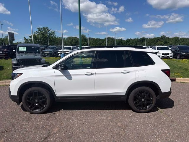 2024 White Honda Passport Black Edition AWD SUV