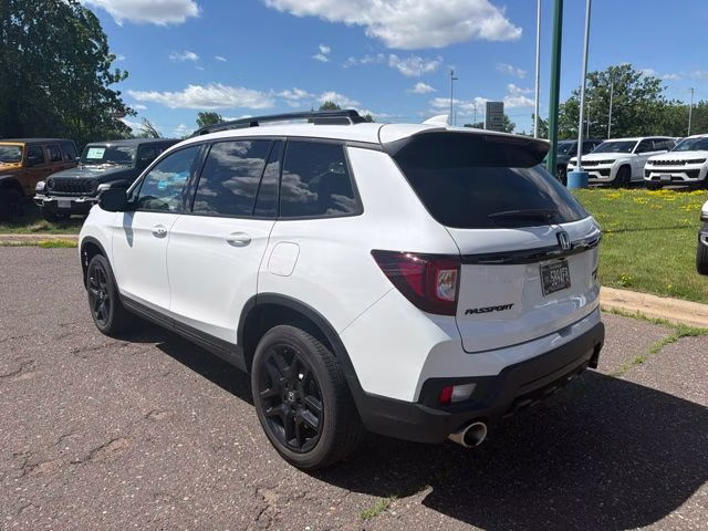 2024 White Honda Passport Black Edition AWD SUV