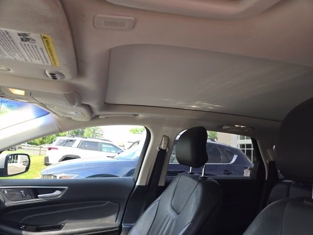 2019 Ingot Silver Ford Edge Titanium AWD SUV