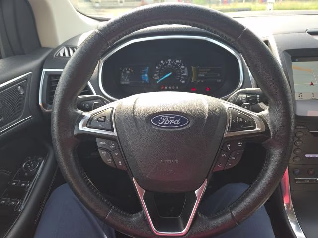 2019 Ingot Silver Ford Edge Titanium AWD SUV