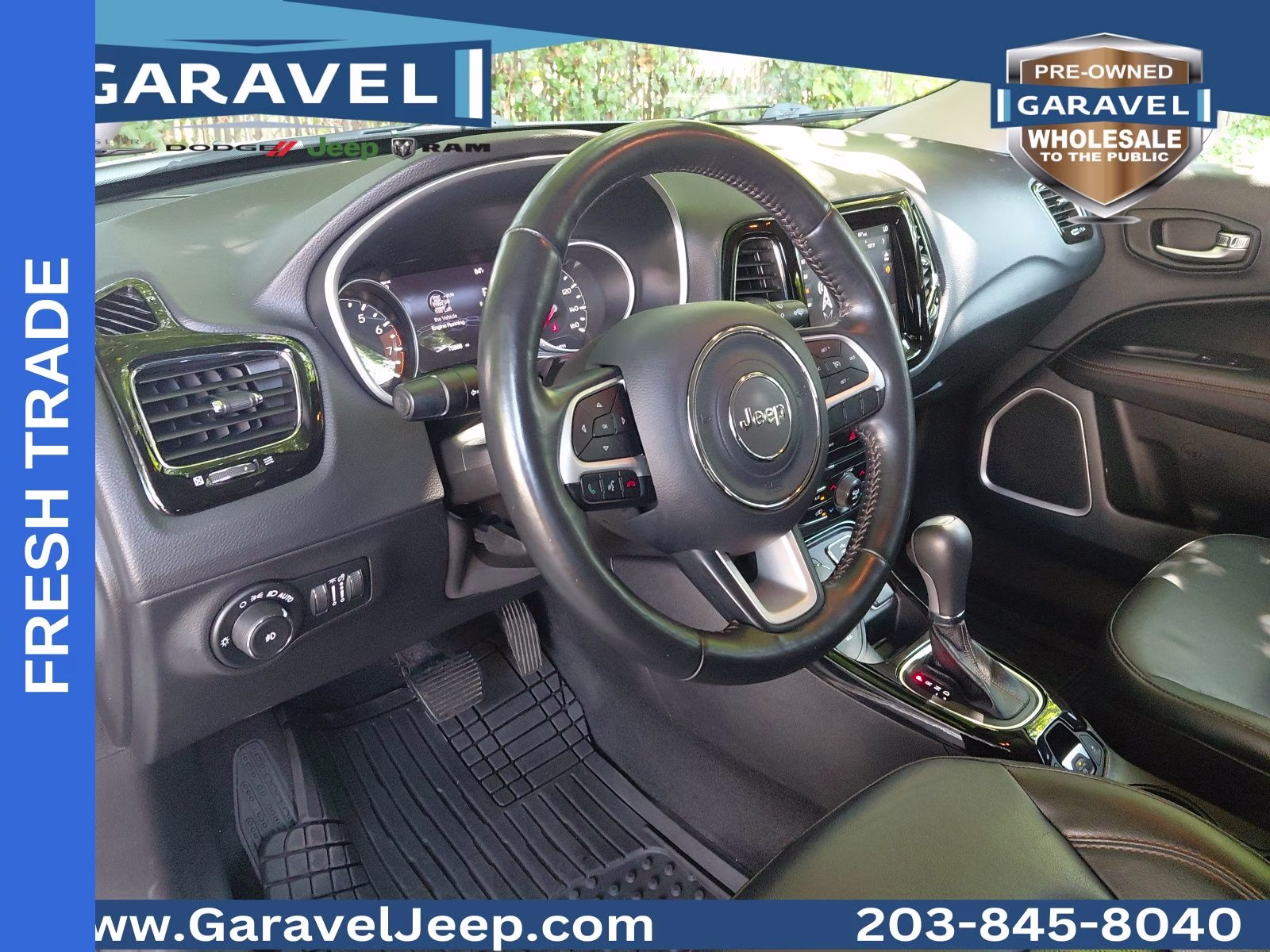 2019 White Clearcoat Jeep Compass Limited 4X4 SUV