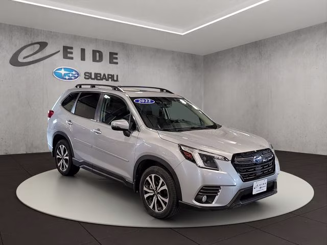 2022 Ice Silver Metallic Subaru Forester Limited AWD SUV