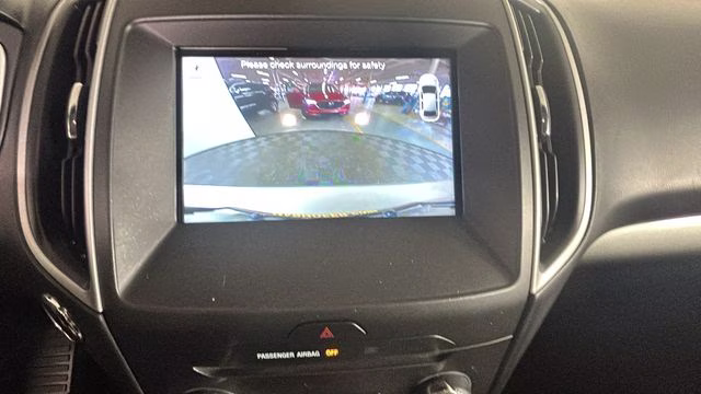 2018 White Gold Metallic Ford Edge SEL AWD SUV
