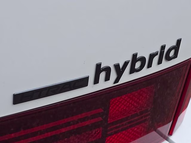2026 Serenity White Hyundai Santa Fe Hybrid Calligraphy AWD SUV