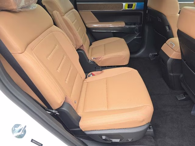 2026 Serenity White Hyundai Santa Fe Hybrid Calligraphy AWD SUV
