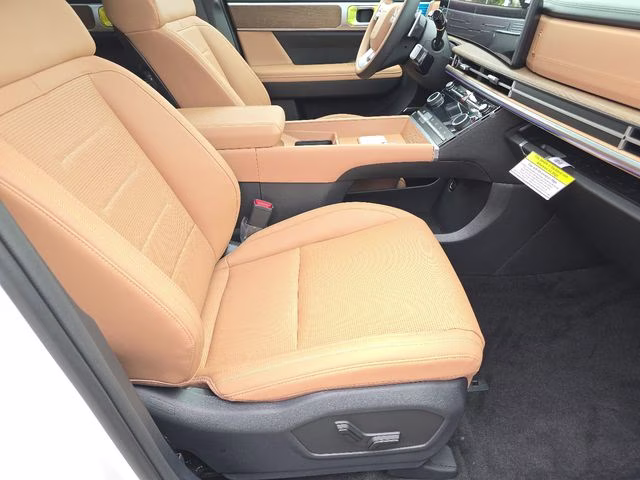 2026 Serenity White Hyundai Santa Fe Hybrid Calligraphy AWD SUV
