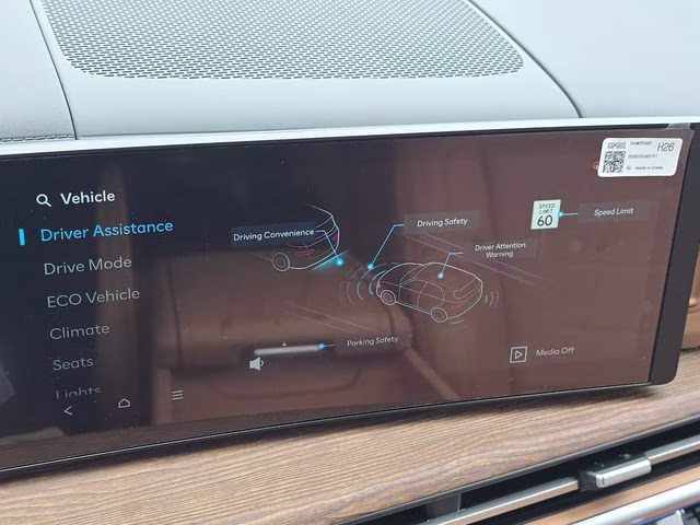 2026 Serenity White Hyundai Santa Fe Hybrid Calligraphy AWD SUV