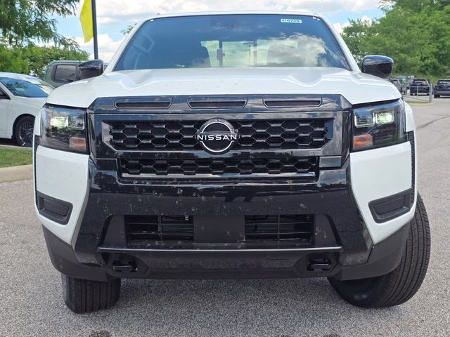 2026 Glacier White Nissan Frontier SV 4X4 Truck
