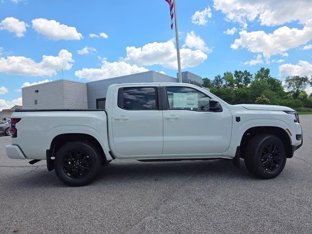 2026 Glacier White Nissan Frontier SV 4X4 Truck