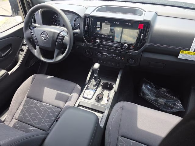 2026 Glacier White Nissan Frontier SV 4X4 Truck