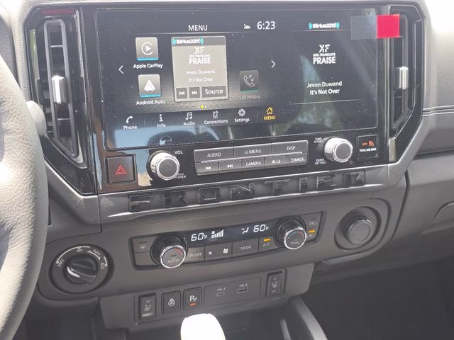 2026 Glacier White Nissan Frontier SV 4X4 Truck