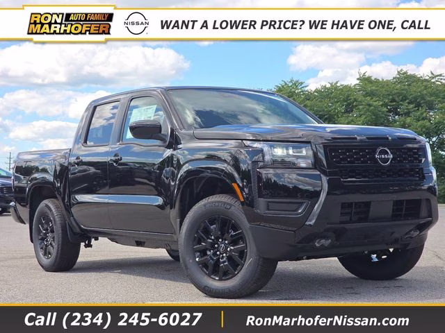 2026 Super Black Nissan Frontier SV 4X4 Truck