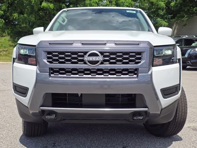 2026 Glacier White Nissan Frontier SV 4X4 Truck