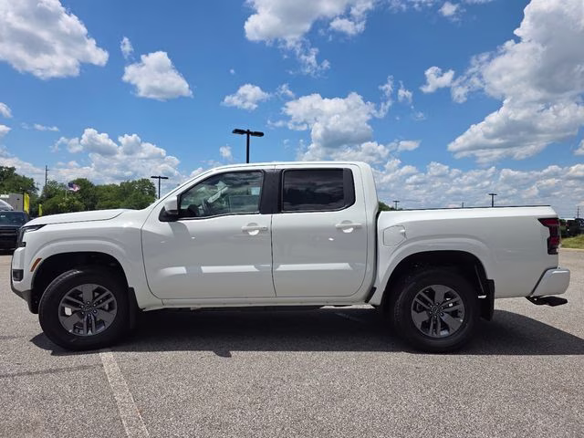 2026 Glacier White Nissan Frontier SV 4X4 Truck
