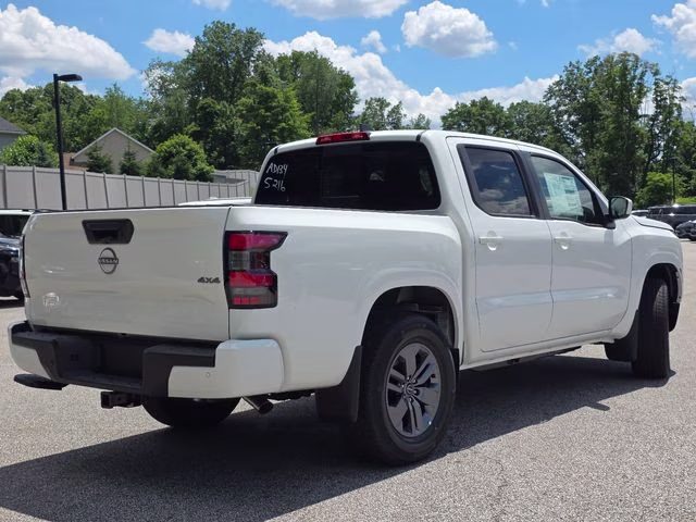2026 Glacier White Nissan Frontier SV 4X4 Truck