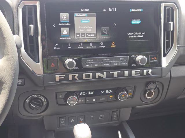 2026 Glacier White Nissan Frontier SV 4X4 Truck