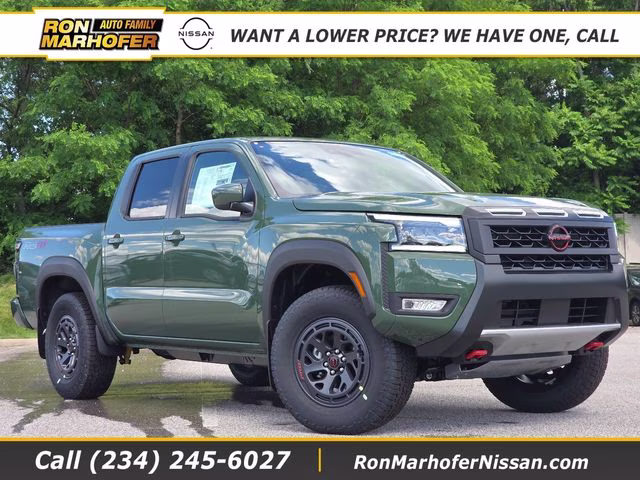 2026 Tactical Green Metallic Nissan Frontier PRO-4X 4X4 Truck