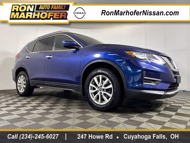 2019 Caspian Blue Metallic Nissan Rogue S AWD SUV