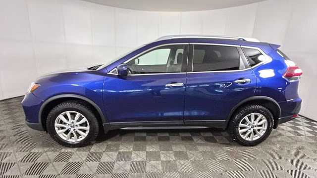 2019 Caspian Blue Metallic Nissan Rogue S AWD SUV