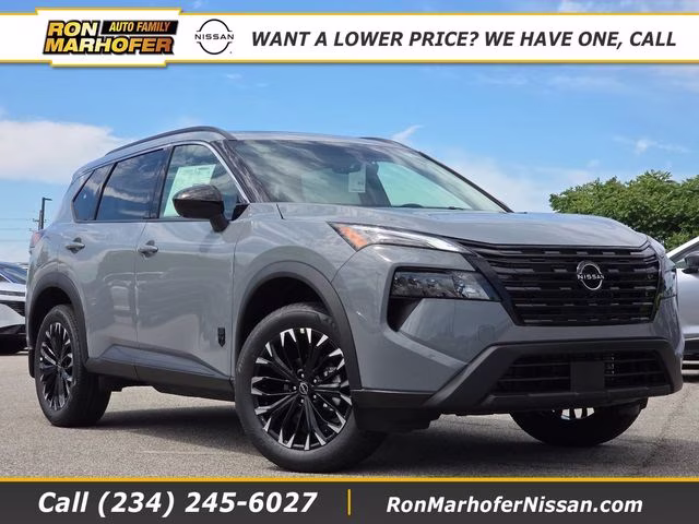 2026 Boulder Gray Pearl Nissan Rogue Dark Armor AWD SUV