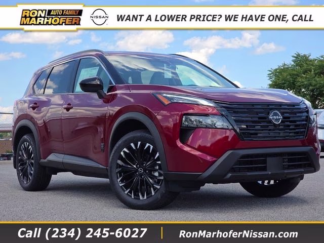 2026 Scarlet Ember Tintcoat Nissan Rogue Dark Armor AWD SUV