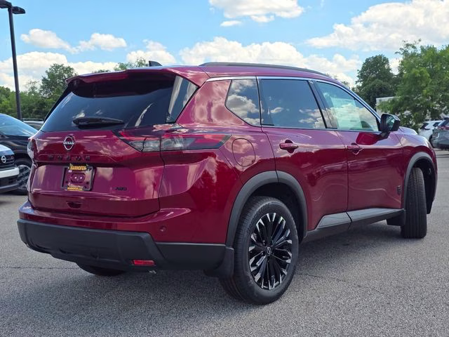 2026 Scarlet Ember Tintcoat Nissan Rogue Dark Armor AWD SUV