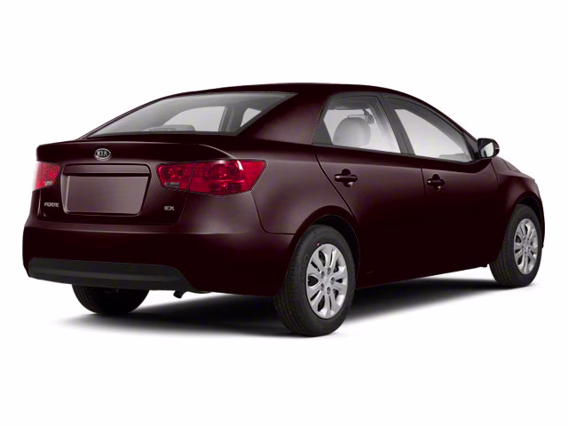 2010 Dark Cherry Kia Forte EX FWD Sedan