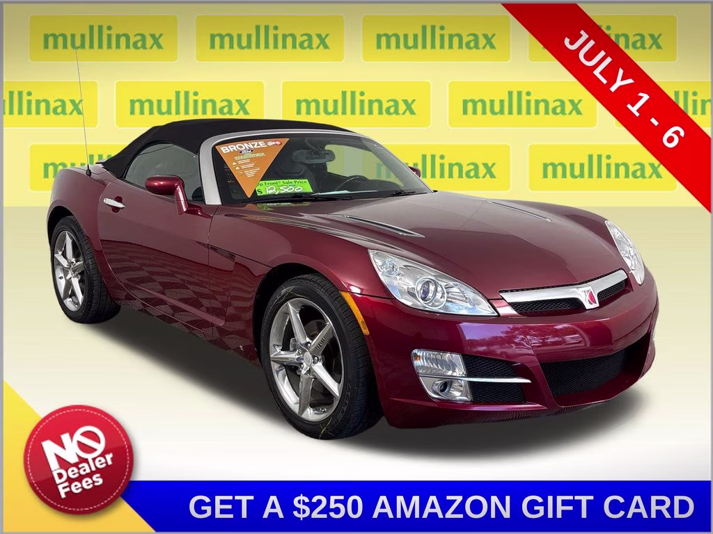 2009 Ruby Red Saturn Sky Base RWD Convertible