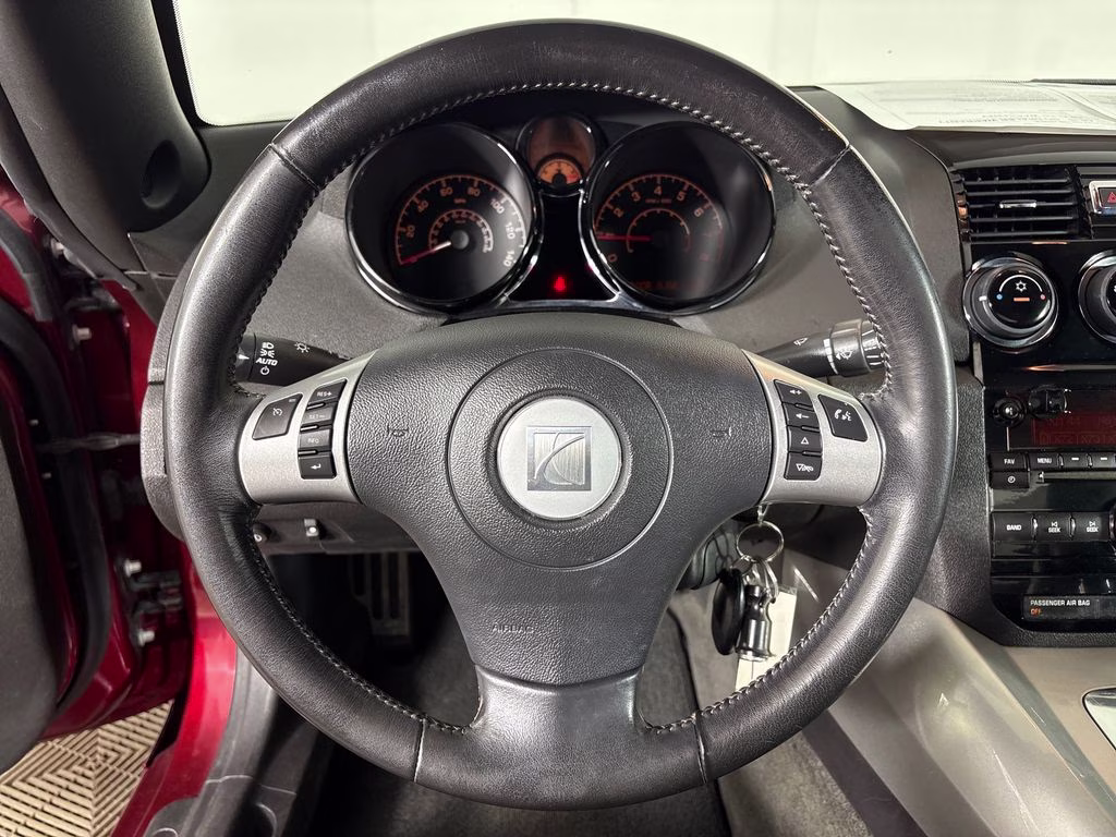 2009 Ruby Red Saturn Sky Base RWD Convertible
