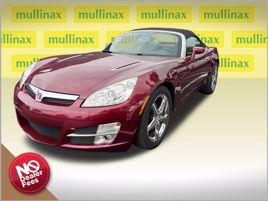 2009 Ruby Red Saturn Sky Base RWD Convertible