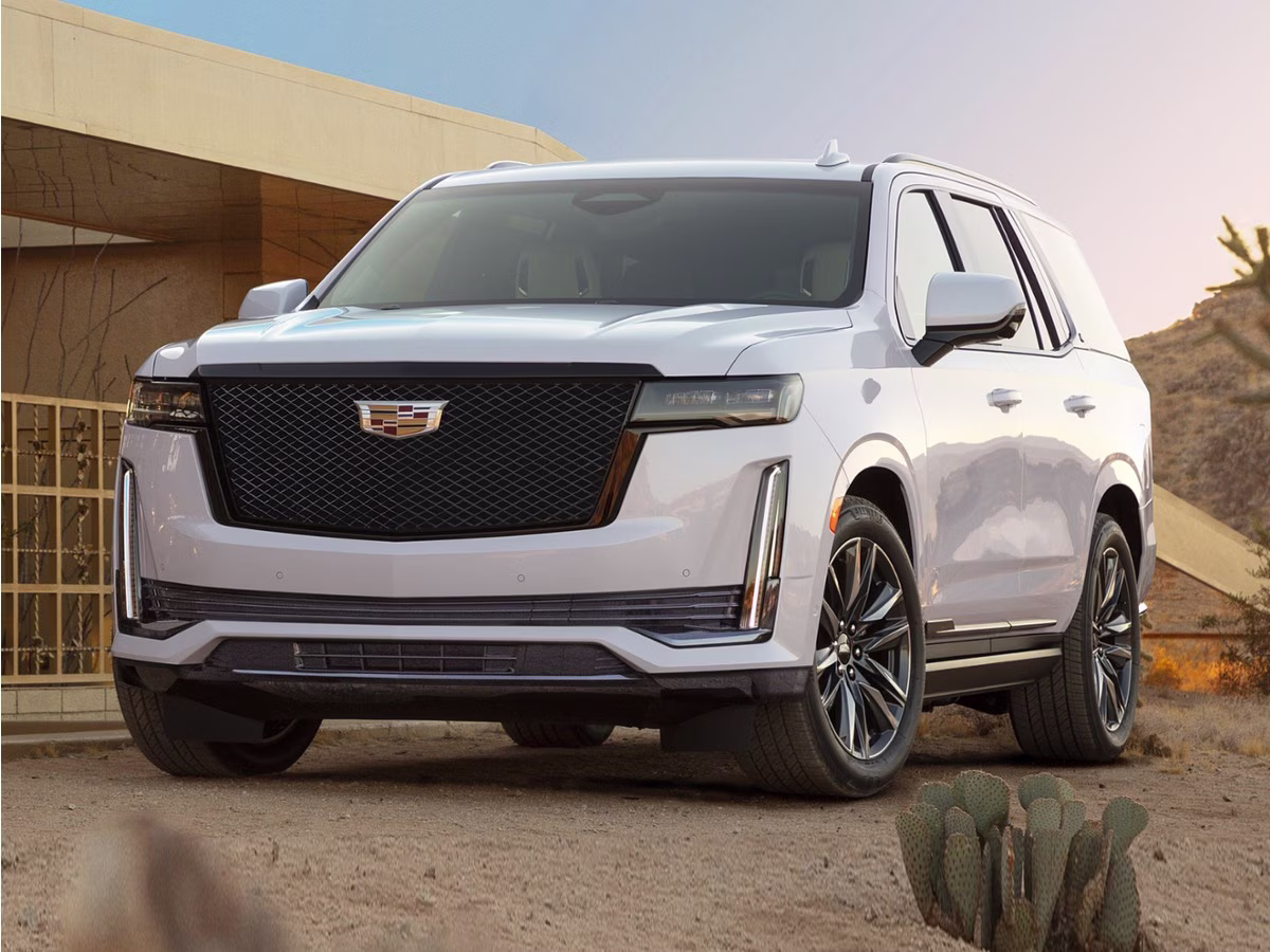 2023 Crystal White Tricoat Cadillac Escalade Premium Luxury 4X4 SUV